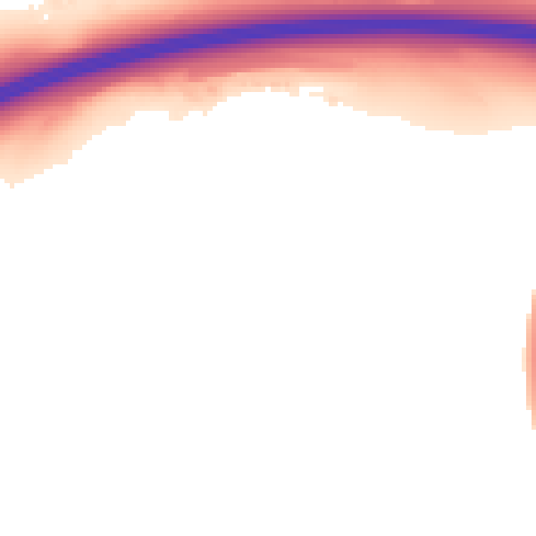 Night-time road noise heatmap for ME19 5FN