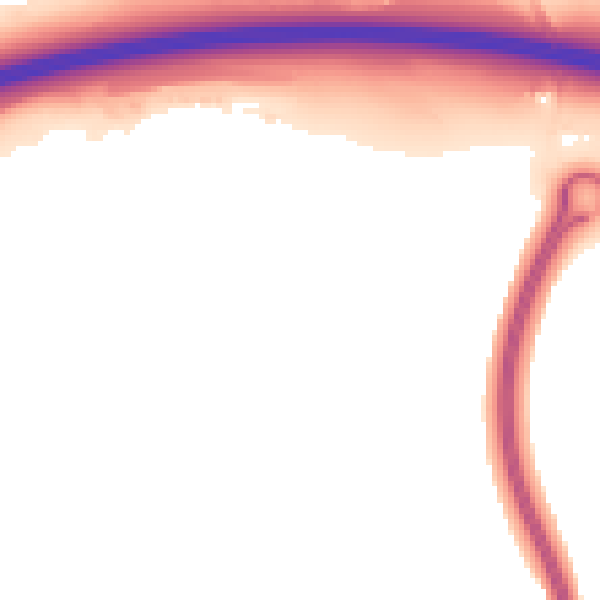 Night-time road noise heatmap for ME19 5FT