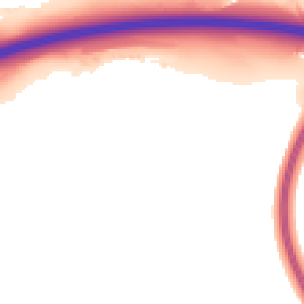 Night-time road noise heatmap for ME19 5FU