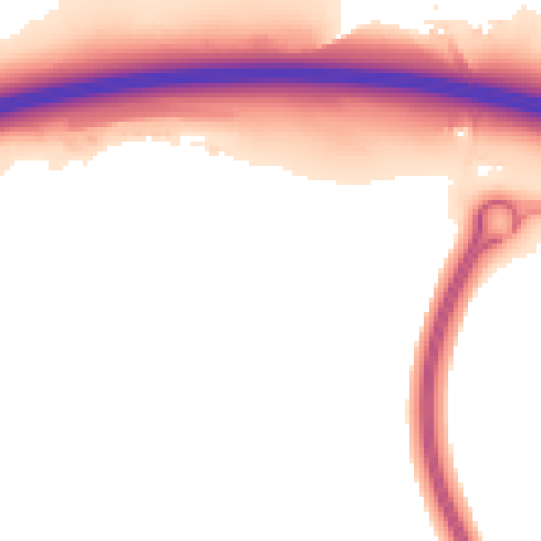 Night-time road noise heatmap for ME19 5GB