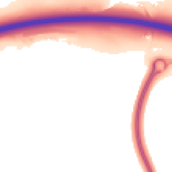 Night-time road noise heatmap for ME19 5GD