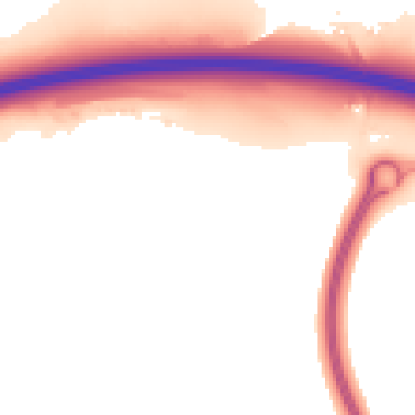 Night-time road noise heatmap for ME19 5GE
