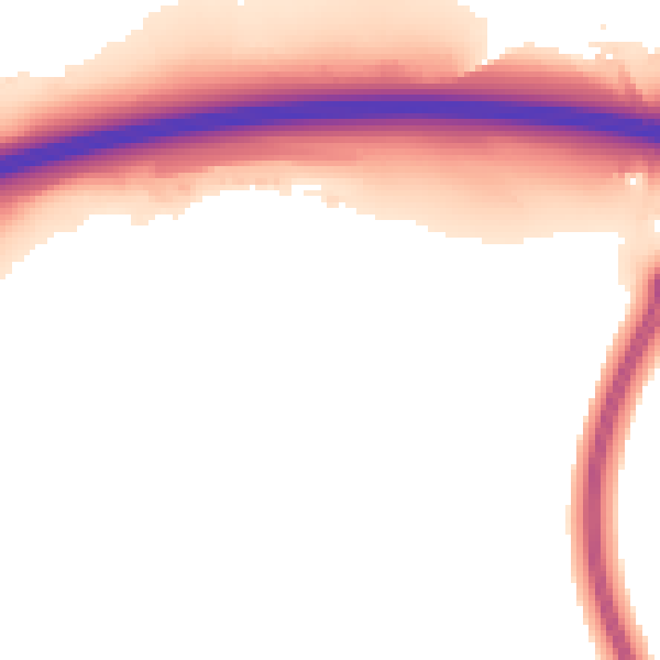 Night-time road noise heatmap for ME19 5GF