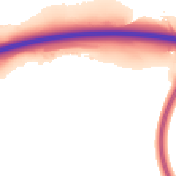 Night-time road noise heatmap for ME19 5GJ