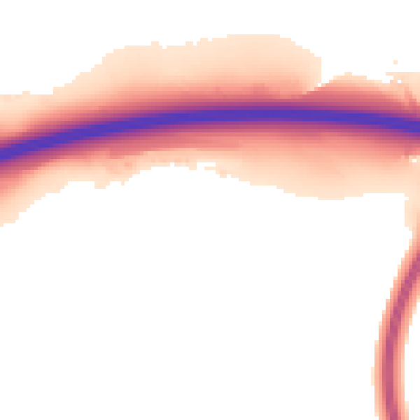 Night-time road noise heatmap for ME19 5GP