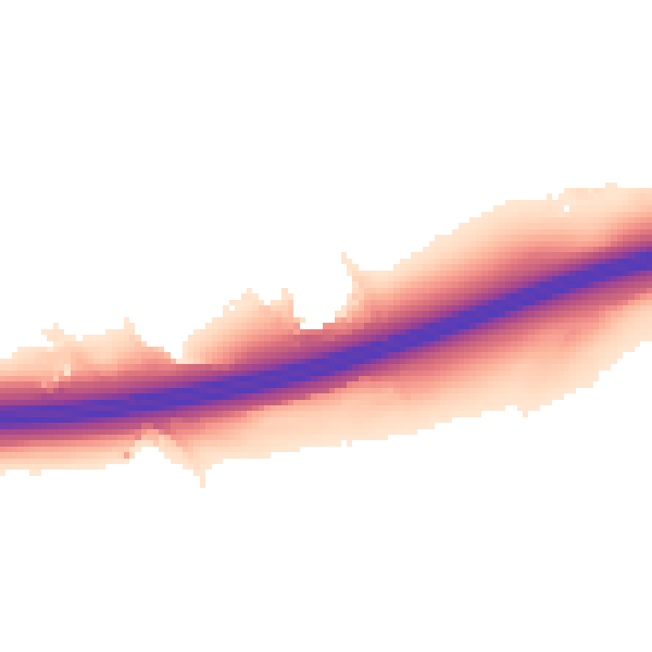 Night-time road noise heatmap for ME19 5GS