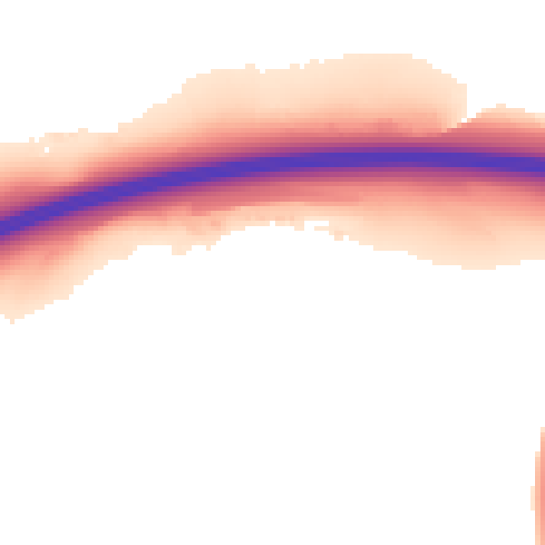 Night-time road noise heatmap for ME19 5GZ