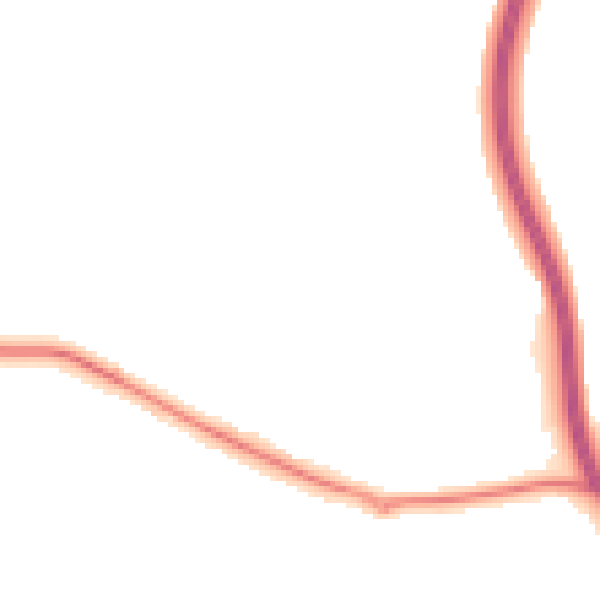 Night-time road noise heatmap for ME19 5HU