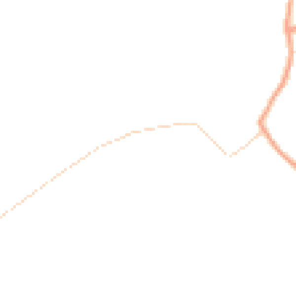 Daytime road noise heatmap for ME19 5JN