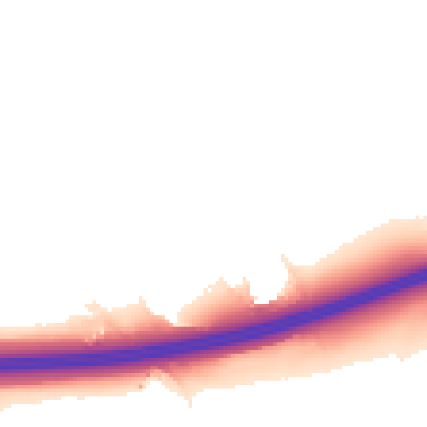 Night-time road noise heatmap for ME19 5LJ