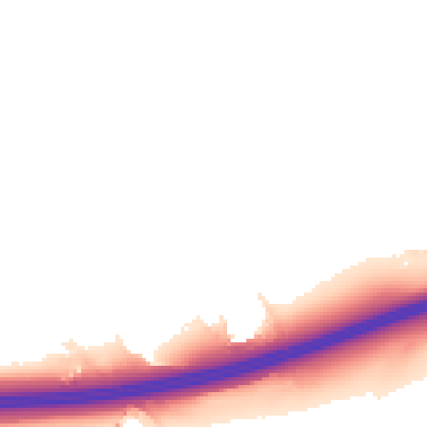 Night-time road noise heatmap for ME19 5LQ