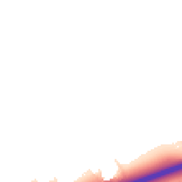 Night-time road noise heatmap for ME19 5LT