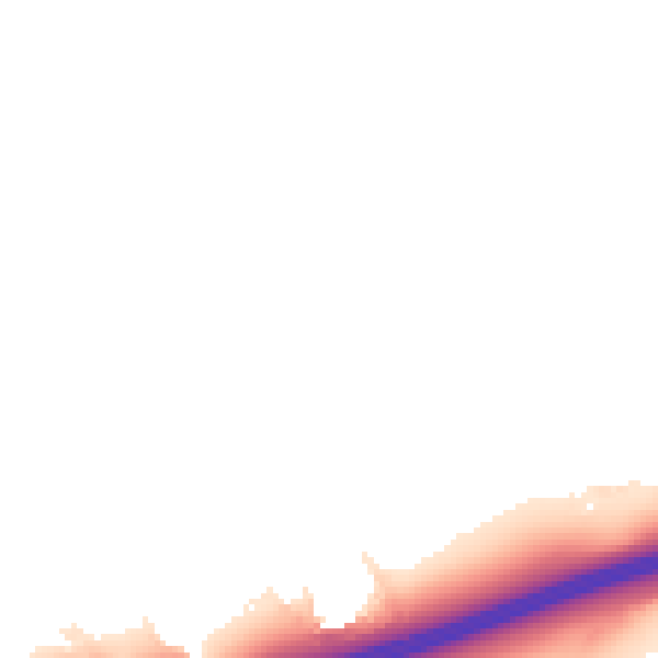 Night-time road noise heatmap for ME19 5LU