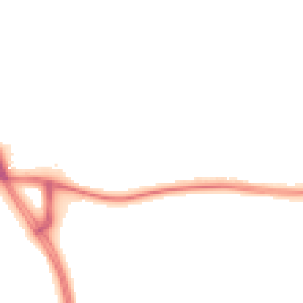 Night-time road noise heatmap for ME19 5PR