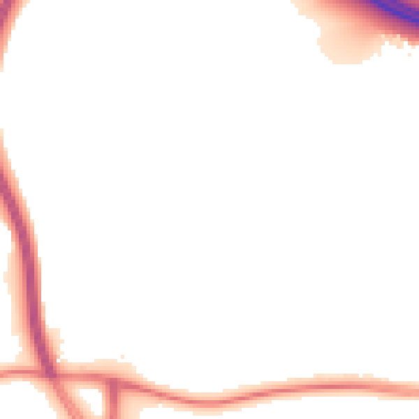 Night-time road noise heatmap for ME19 5PX