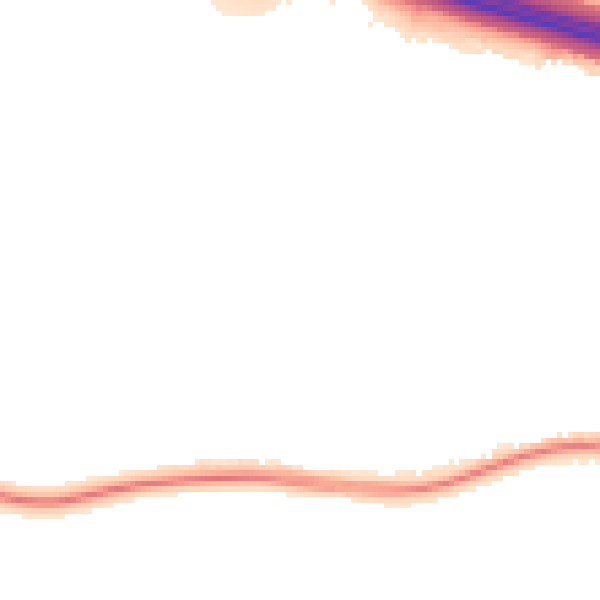 Night-time road noise heatmap for ME19 5QP