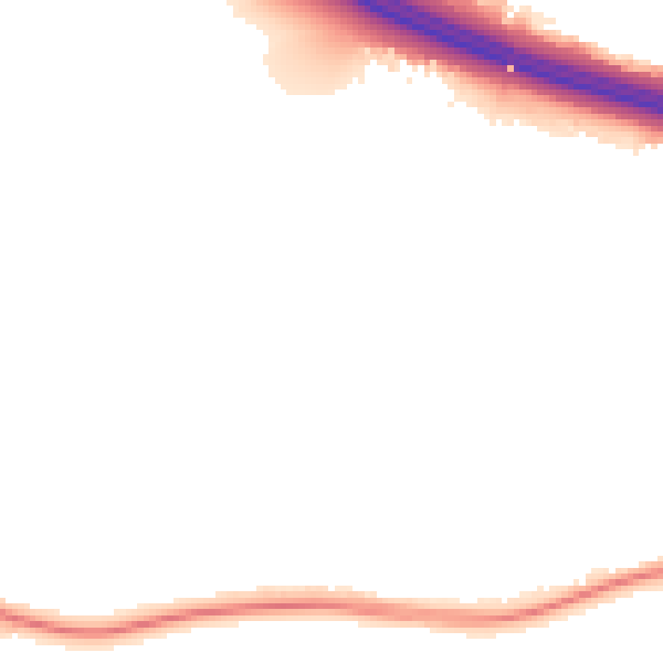 Night-time road noise heatmap for ME19 5QR
