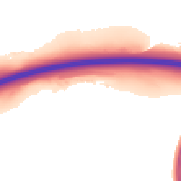 Night-time road noise heatmap for ME19 5SA