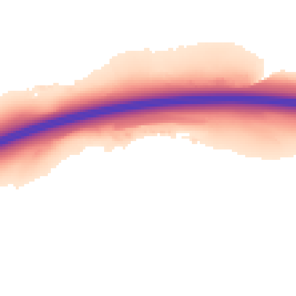 Night-time road noise heatmap for ME19 5SG