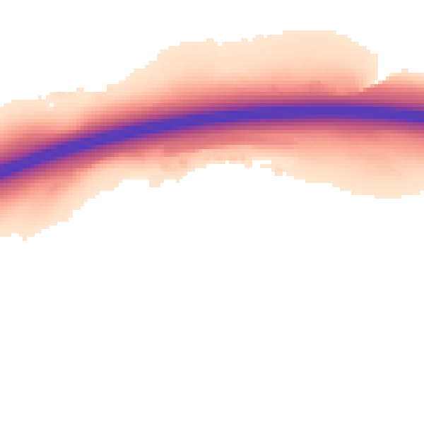 Night-time road noise heatmap for ME19 5SR