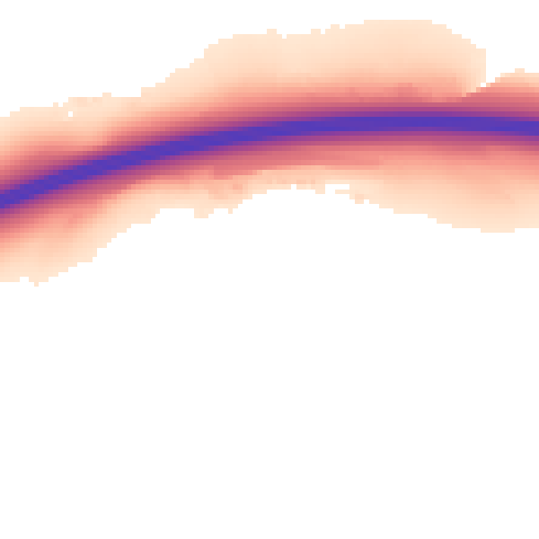 Night-time road noise heatmap for ME19 5ST