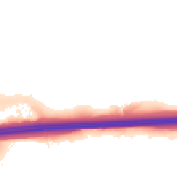 Night-time road noise heatmap for ME19 5SW