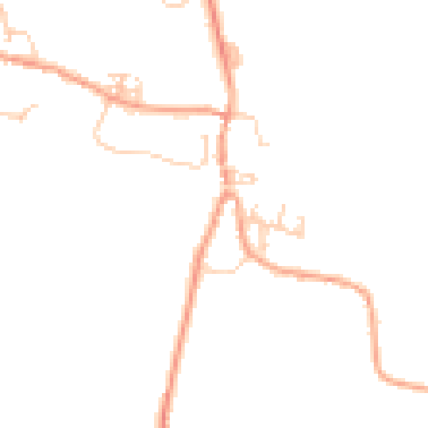 Daytime road noise heatmap for ME19 6AP