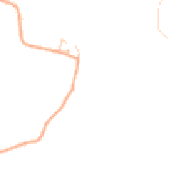 Daytime road noise heatmap for ME19 6BE