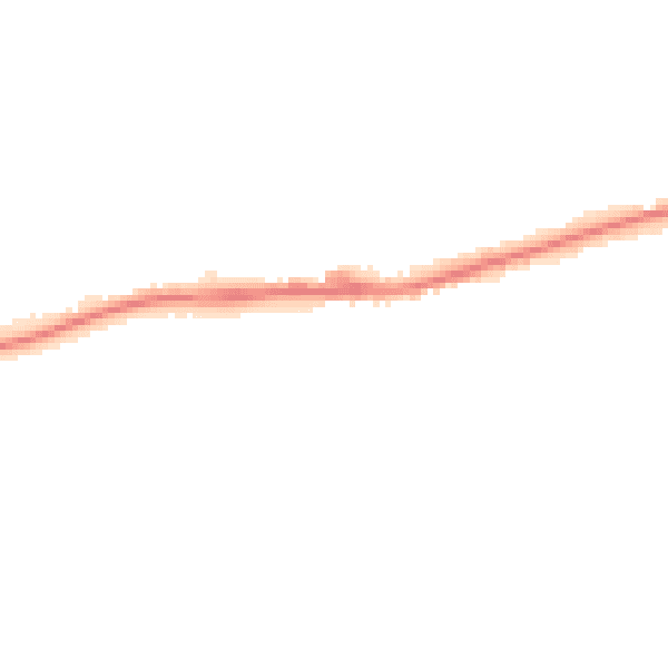 Night-time road noise heatmap for ME19 6BS