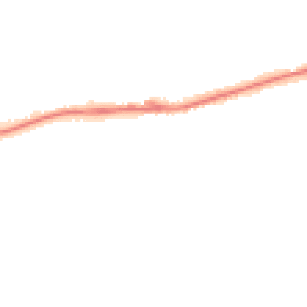 Night-time road noise heatmap for ME19 6GP