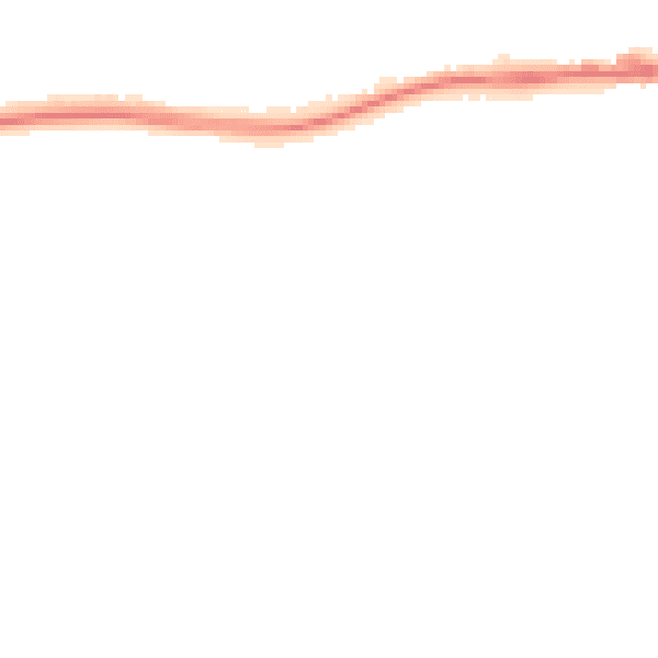 Night-time road noise heatmap for ME19 6HB