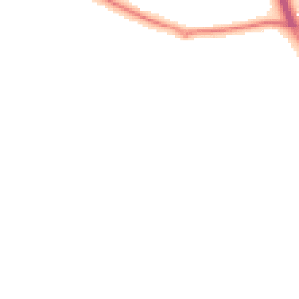 Night-time road noise heatmap for ME19 6JU