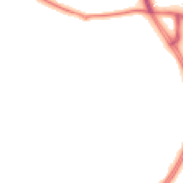 Night-time road noise heatmap for ME19 6PY