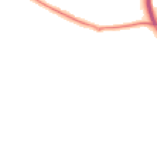 Night-time road noise heatmap for ME19 6QH
