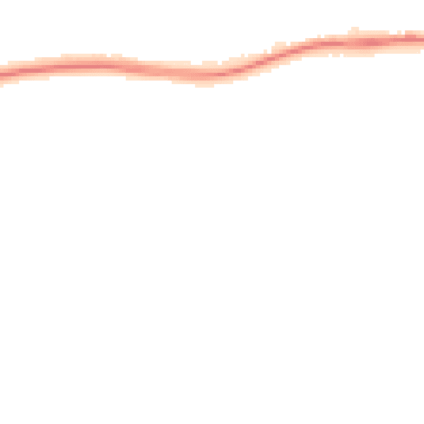 Night-time road noise heatmap for ME19 6SG