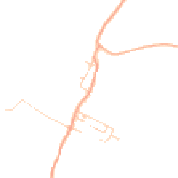 Daytime road noise heatmap for ME2 1JE