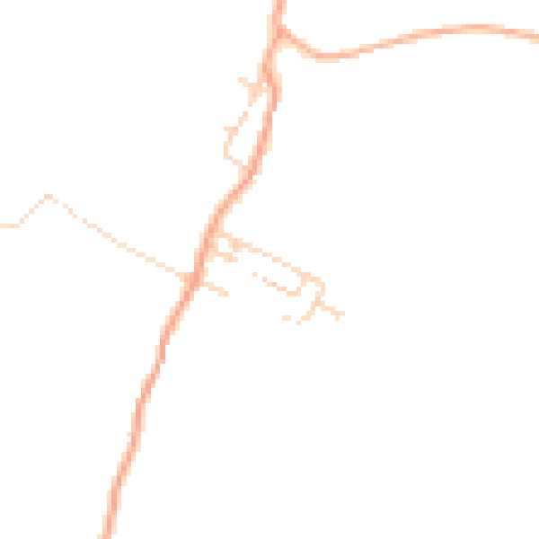 Daytime road noise heatmap for ME2 1JH