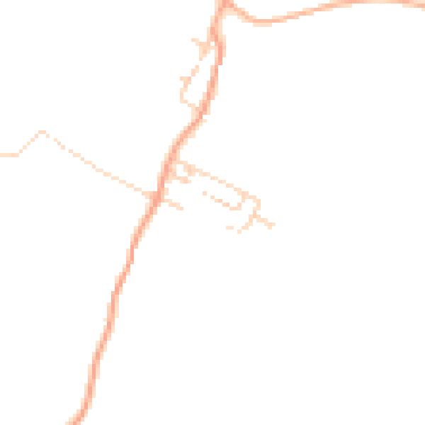 Daytime road noise heatmap for ME2 1JJ