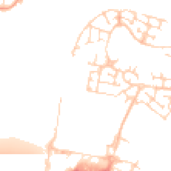 Daytime road noise heatmap for ME4 3AY