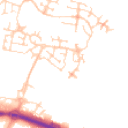 Daytime road noise heatmap for ME4 3AZ