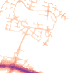 Daytime road noise heatmap for ME4 3BD
