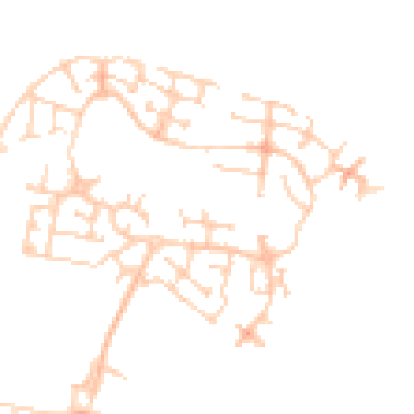 Daytime road noise heatmap for ME4 3BG