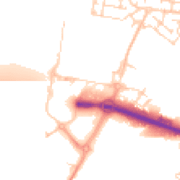 Daytime road noise heatmap for ME4 3ED