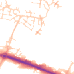 Daytime road noise heatmap for ME4 3HD