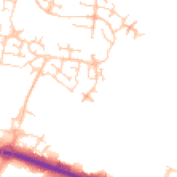 Daytime road noise heatmap for ME4 3HR