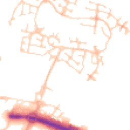 Daytime road noise heatmap for ME4 3LA