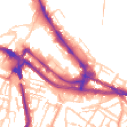 Daytime road noise heatmap for ME4 4AN