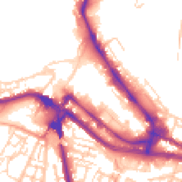 Daytime road noise heatmap for ME4 4AS