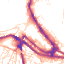 Daytime road noise heatmap for ME4 4BA