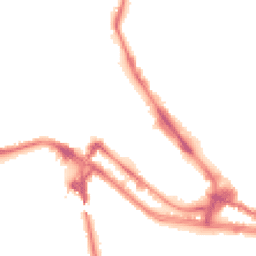 Night-time road noise heatmap for ME4 4BA